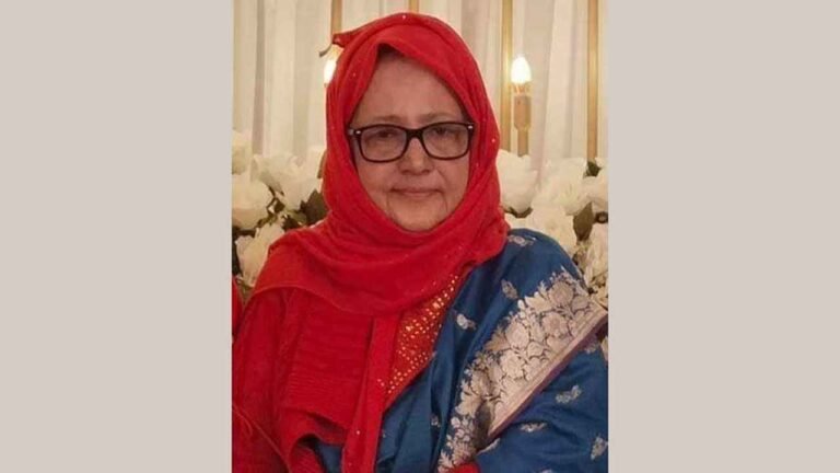 বিএনপি চেয়ারপারসনের উপদেষ্টা শাহিদা রফিক আর নেই