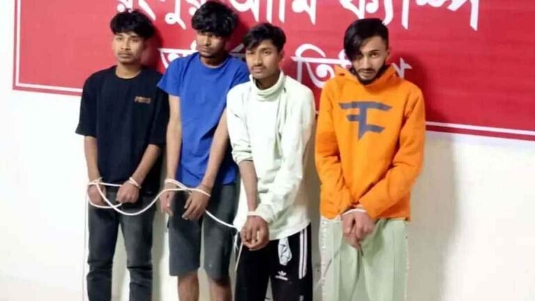 যুবককে অপহরণ করে সমকামিতার ভিডিও ধারণ, গ্রেফতার ৪