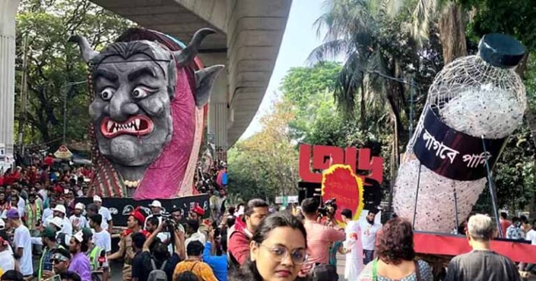 আগ্রহের কেন্দ্রবিন্দুতে ফ্যাসিবাদের মুখাকৃতি, মুগ্ধর পানির বোতল